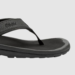 OLUKAI OHANA MENS MENS BLACK BLACK The Athlete's Foot