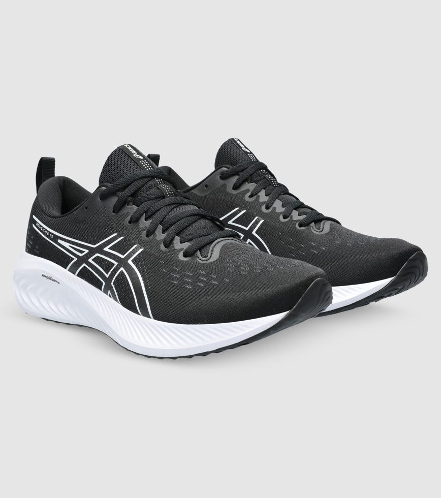 ASICS GEL-Excite 10 Shoes Mens 8 4E Black White Extra Wide Running 1011B599 Asics Gel Excite 10 | eBay main image 2