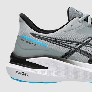 ASICS GT 1000 13 (2E WIDE) MENS SHEET ROCK BLACK | The Athlete's Foot