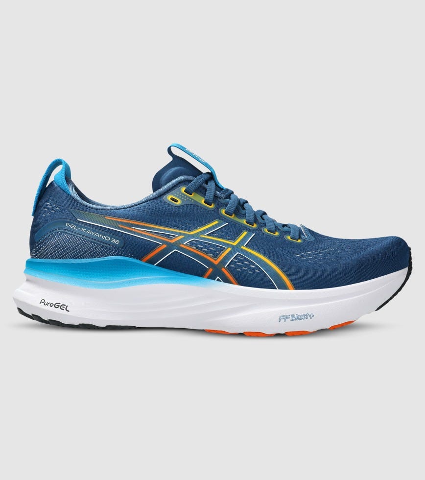 ASICS GEL KAYANO 32 2E WIDE MENS TWILIGHT BLUE ANZU | The