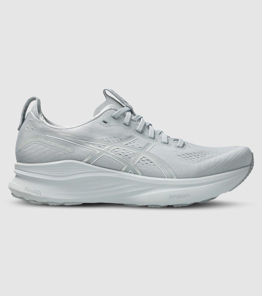 ASICS GEL-KAYANO 32 MENS PIEDMONT GREY GRAVEL The Athlete's Foot