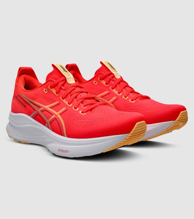 ASICS GEL KAYANO 32 MENS FLASH RED BEET JUICE The Athlete's Foot