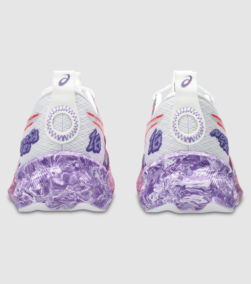 ASICS NOOSA TRI 16 WOMENS WHITE EDO PURPLE | The Athlete's Foot