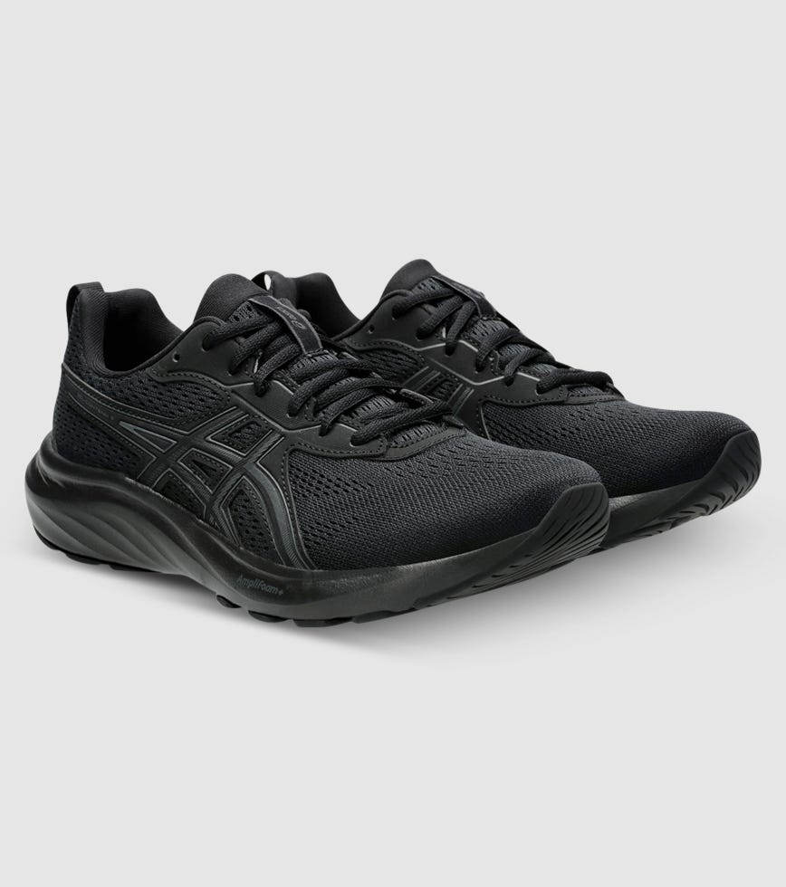 ASICS GEL-CONTEND WOMENS BLACK GRAPHITE GREY The Athlete's Foot