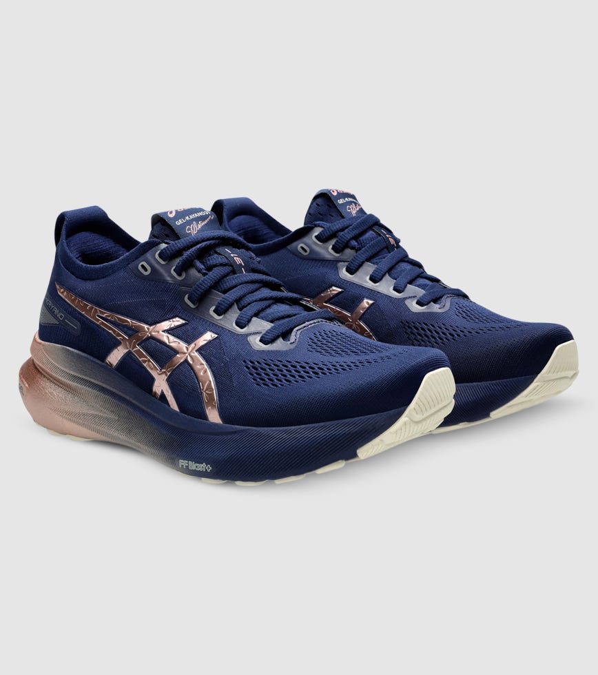 ASICS GEL-KAYANO 31 PLATINUM WOMENS WOMENS BLUE EXPANSE ROSE GOLD