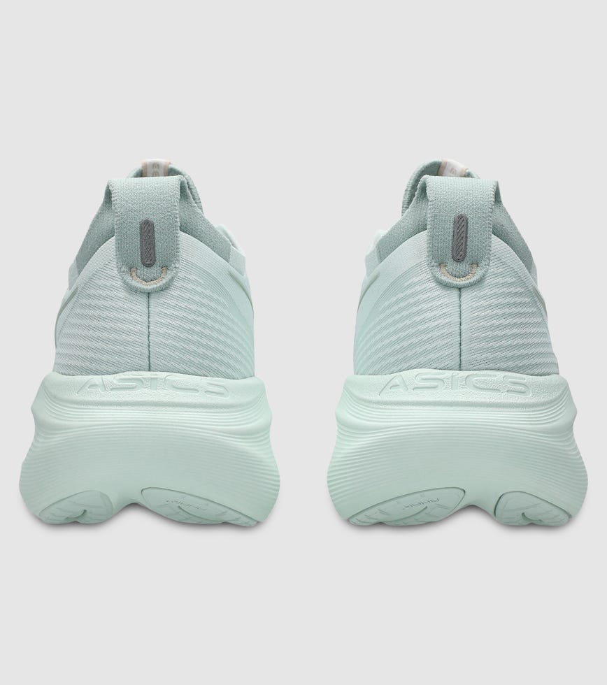 ASICS GEL-NIMBUS 27 WOMENS PURE AQUA WHITE | The Athlete's Foot