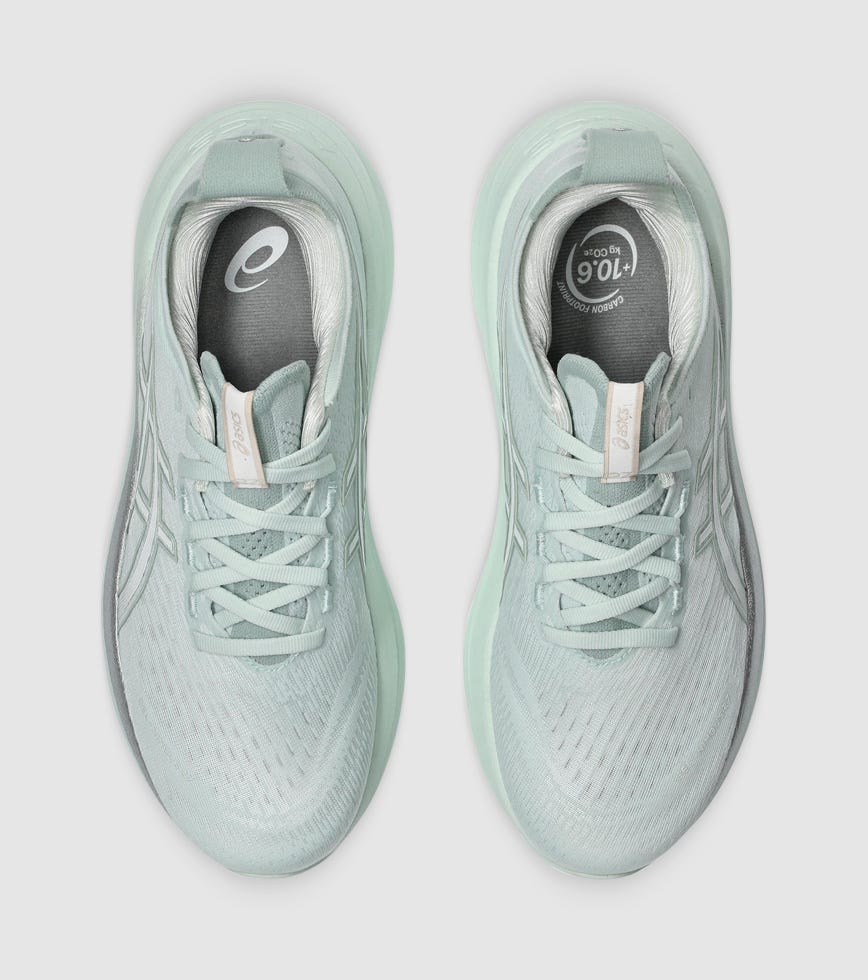 ASICS GEL-NIMBUS 27 WOMENS PURE AQUA WHITE | The Athlete's Foot