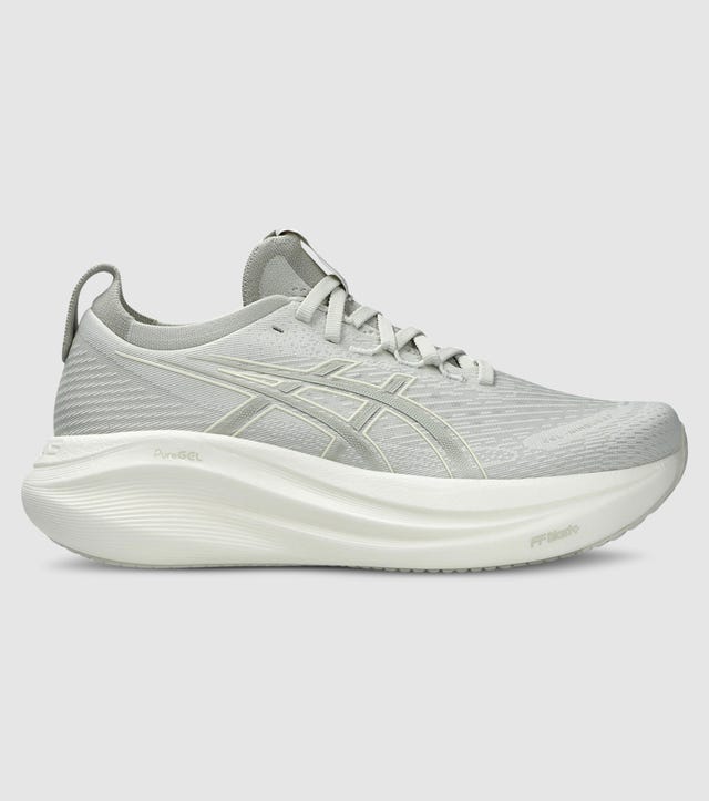 ASICS GEL-NIMBUS 27 WOMENS LAKE GREY WHITE SAGE The Athlete's Foot