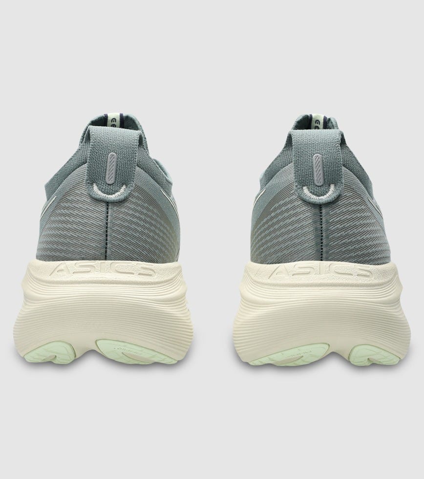 ASICS GEL-NIMBUS 27 WOMENS MONUMENT BLUE WHISPER GREEN | The