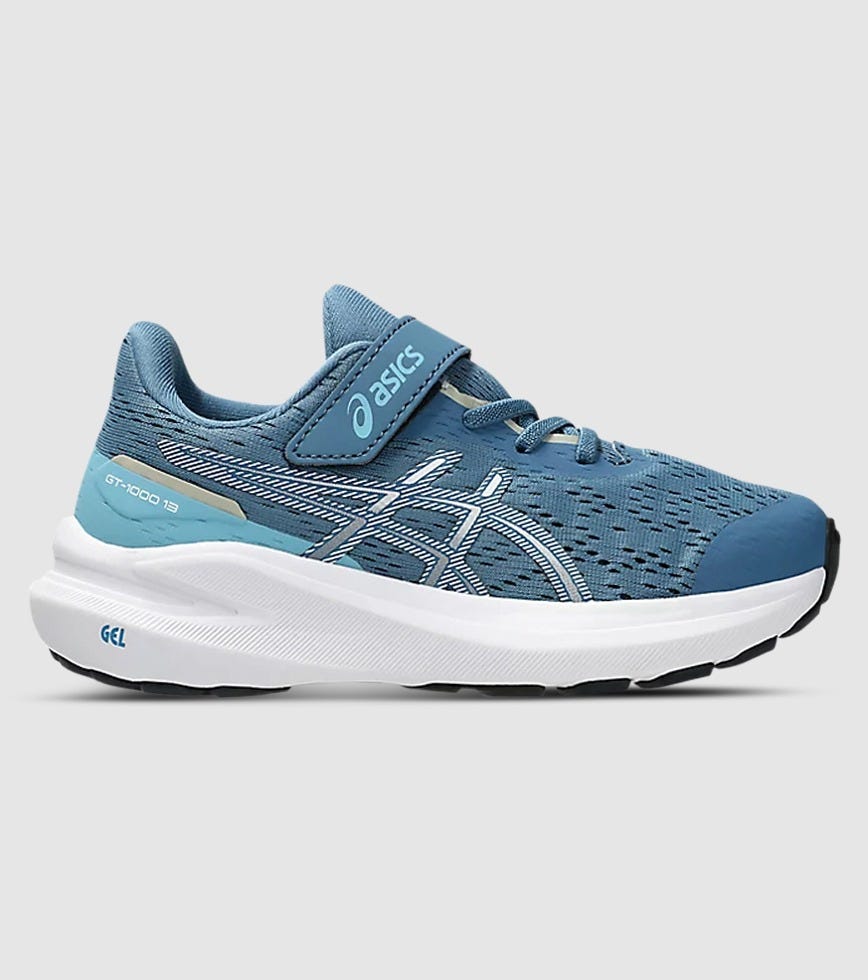 feet スノーシュー フリーサイズ 青 ASICS GT-1000 13 (PS) KIDS WINTER SEA WHITE | The Athlete's Foot