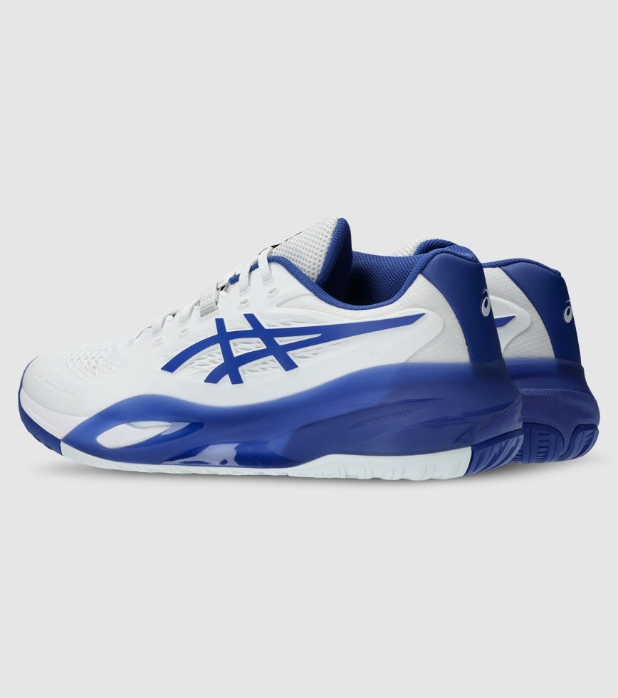 ASICS GEL-RESOLUTION X (2E WIDE) MENS TENNIS SHOES WHITE DARK