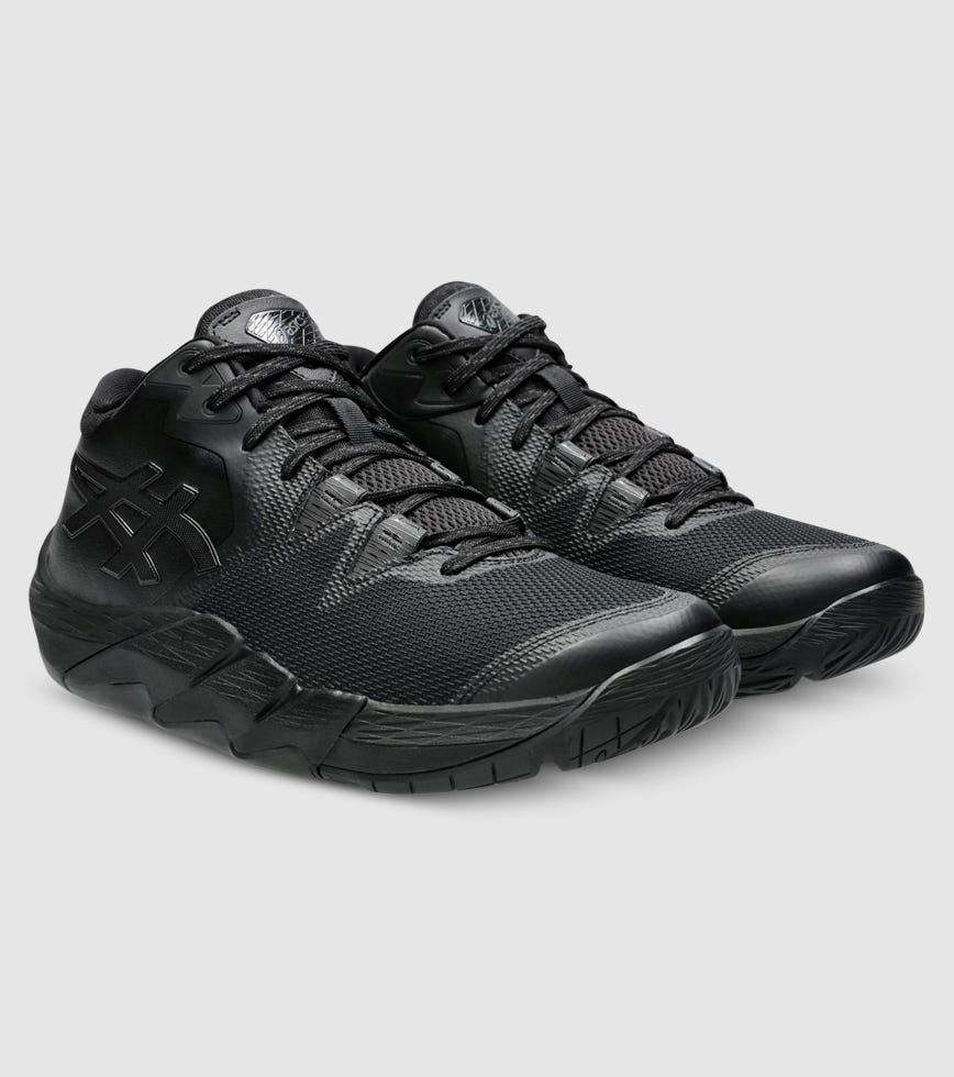 ASICS UNPRE ARS 2 MENS BLACK GRAPHITE GREY | The Athlete's Foot