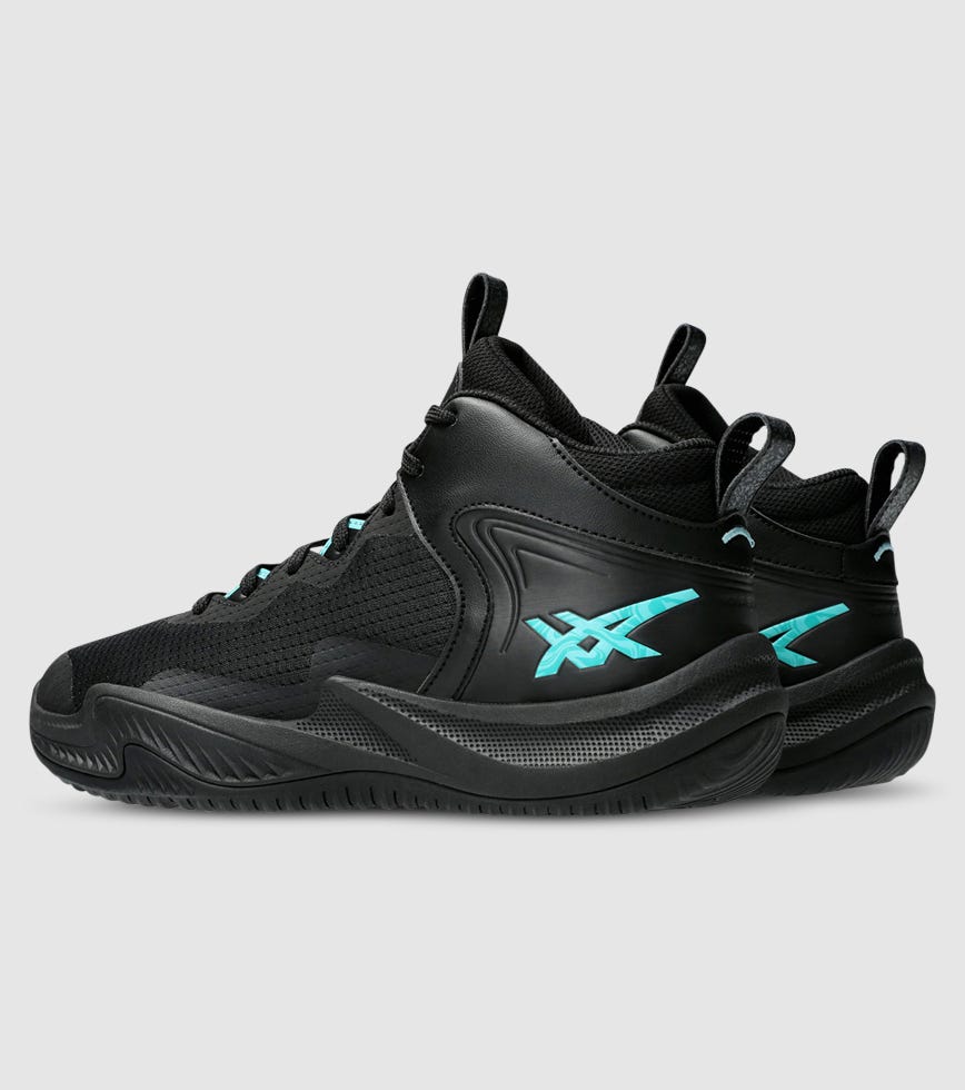 ASICS NOVA SURGE 3 (GS) KIDS BLACK ICE MINT | The Athlete's Foot