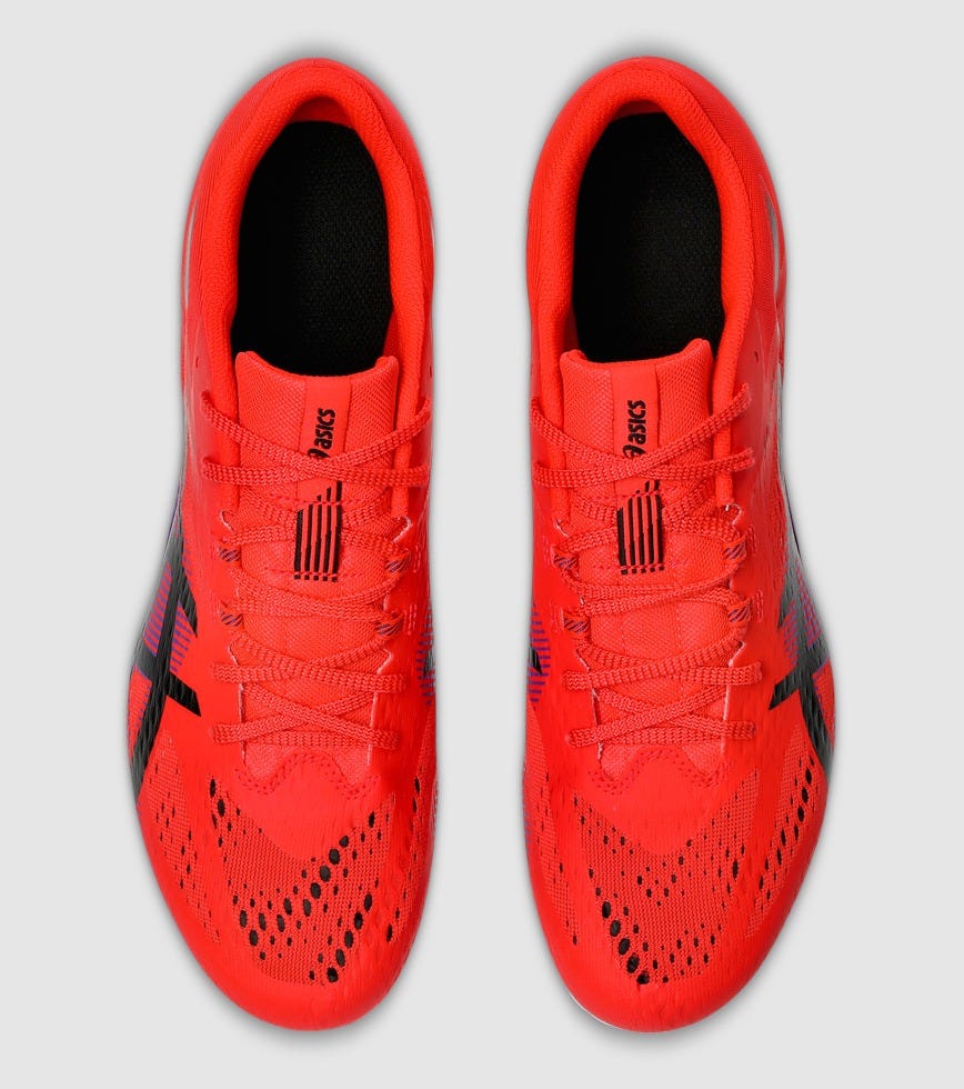 ASICS HYPER MD 8 MENS FLASH RED BLACK | The Athlete's Foot
