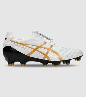 ASICS LETHAL TESTIMONIAL IT (FG) MENS FOOTBALL BOOTS WHITE BLACK
