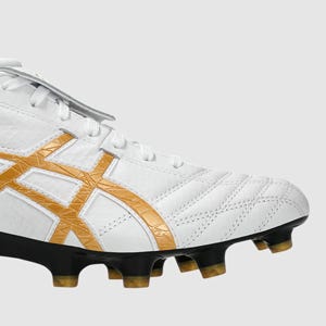 ASICS LETHAL TESTIMONIAL IT (FG) MENS FOOTBALL BOOTS WHITE BLACK