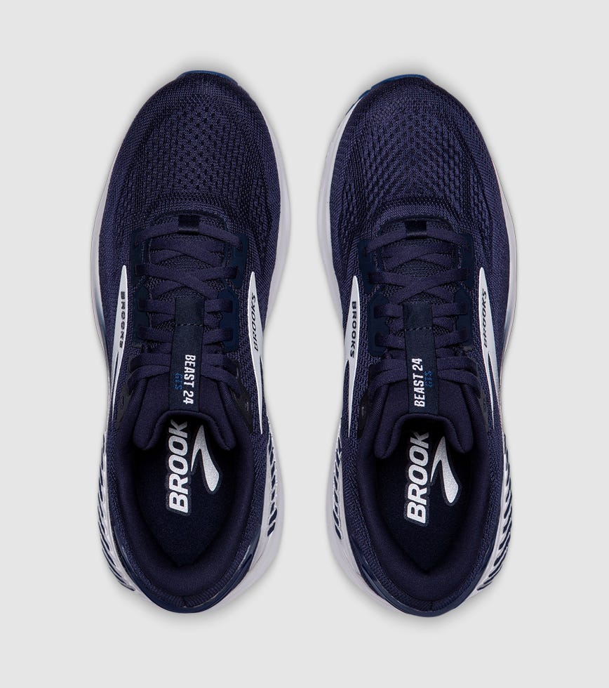 BROOKS BEAST GTS 24 (2E WIDE) MENS PEACOAT TRUE NAVY WHITE The