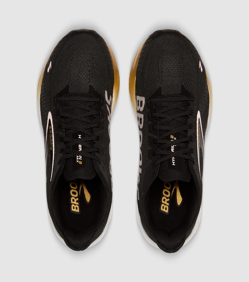 BROOKS HYPERION MAX 2 MENS BLACK GOLD PINK | The Athlete display picture 1