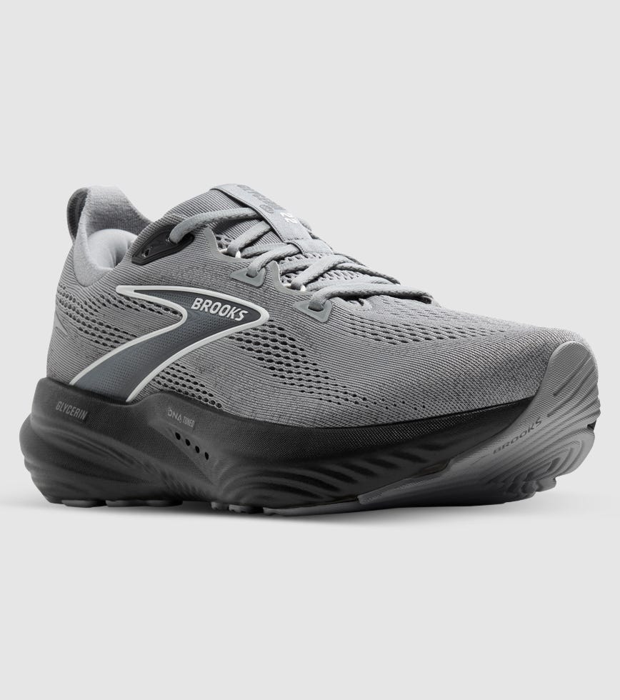 BROOKS GLYCERIN 22 MENS PRIMER GRAY EBONY BLUE The Athlete's Foot