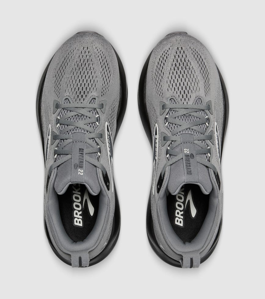 BROOKS GLYCERIN 22 MENS PRIMER GRAY EBONY BLUE The Athlete's Foot