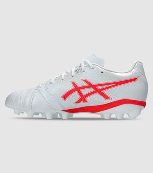 ASICS ULTREZZA (FG) (GS) KIDS FOOTBALL BOOTS WHITE FLASH RED The