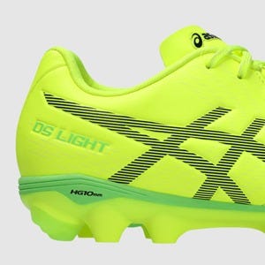 ASICS DS LIGHT JR (GS) KIDS FOOTBALL BOOTS SAFETY YELLOW BLACK
