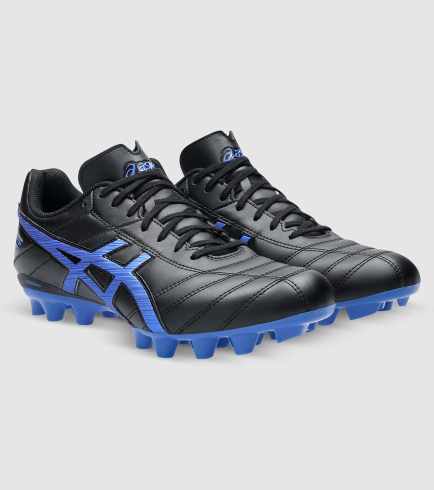 ASICS LETHAL SPEED RS (FG) MENS FOOTBALL BOOTS BLACK ILLUSION BLUE