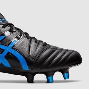 ASICS GEL LETHAL TIGHT FIVE MENS BLACK ELECTRIC BLUE The Athlete s Foot