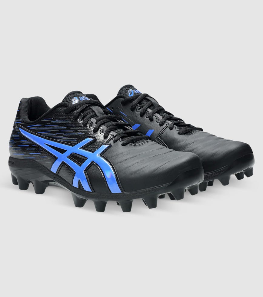 ASICS LETHAL BLEND FF (FG) MENS FOOTBALL BOOTS BLACK ILLUSION BLUE