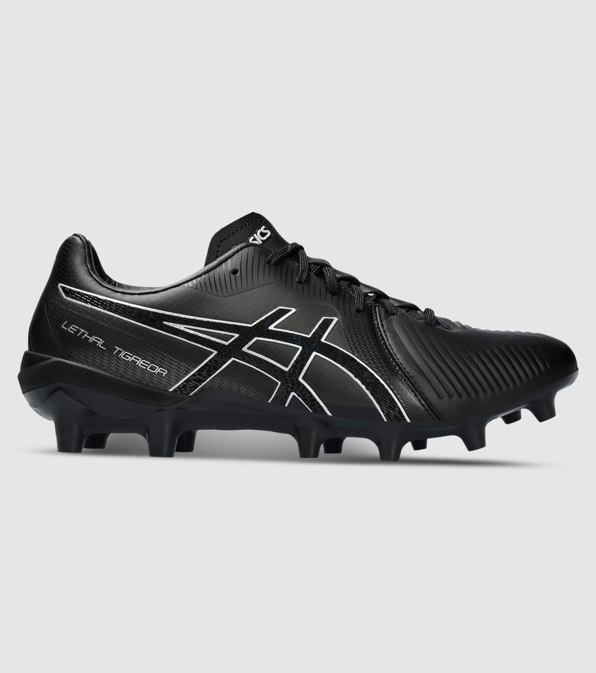ASICS LETHAL TIGREOR IT FF 3 (FG) MENS FOOTBALL BOOTS BLACK BLACK