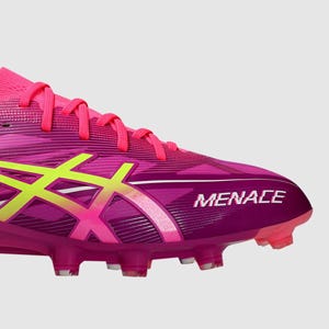 ASICS MENACE (FG) MENS HOT PINK SAFETY YELLOW The Athlete's Foot