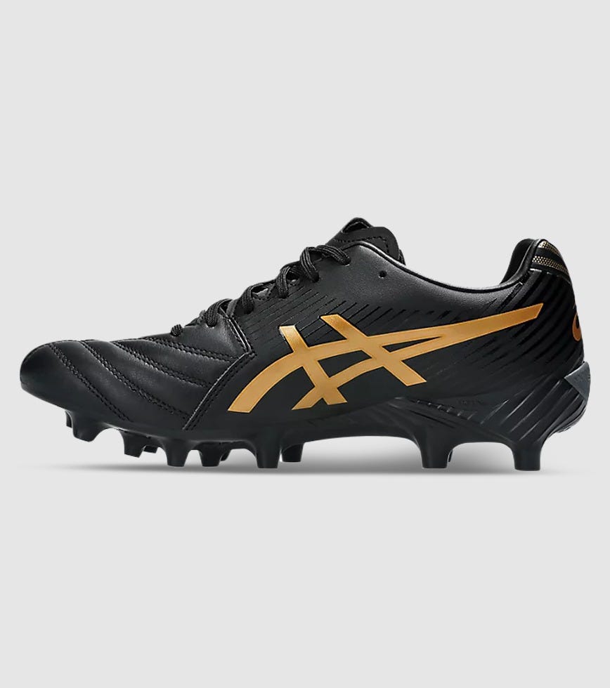 black and gold footy boots