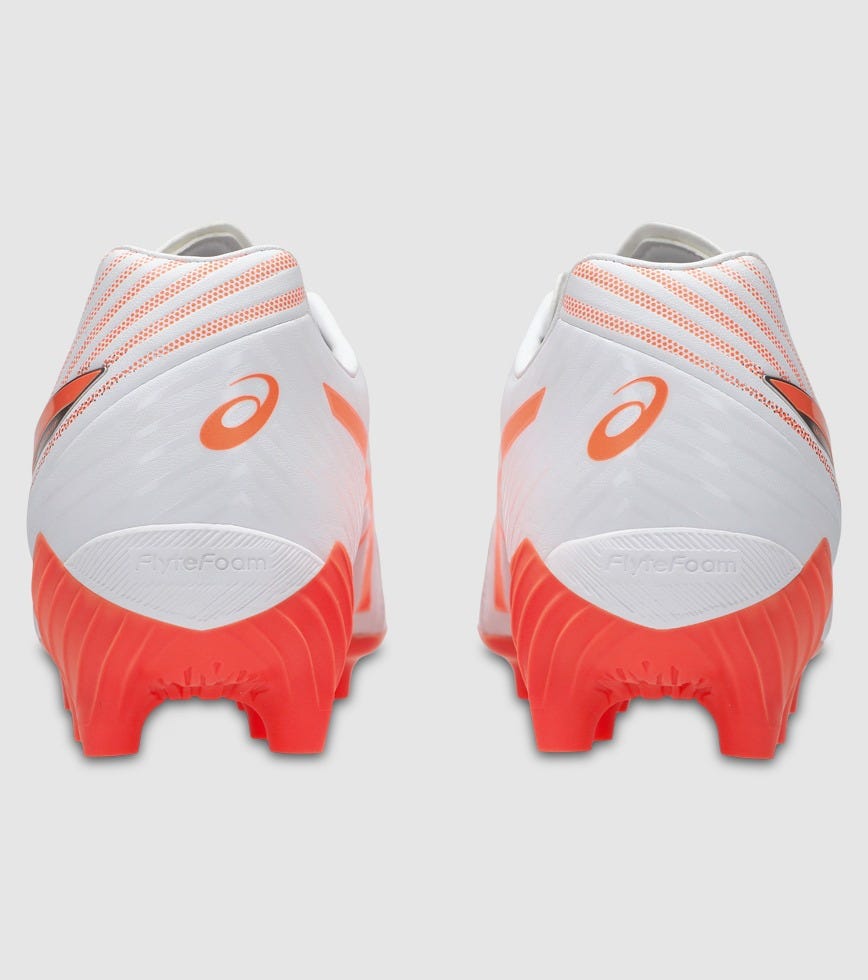 flash coral asics gel menace football boots