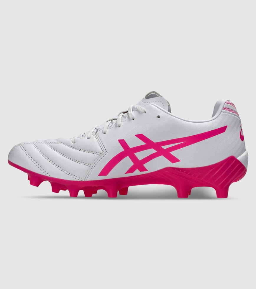 ASICS LETHAL FLASH IT FF (FG) WOMENS FOOTBALL BOOTS WHITE PINK