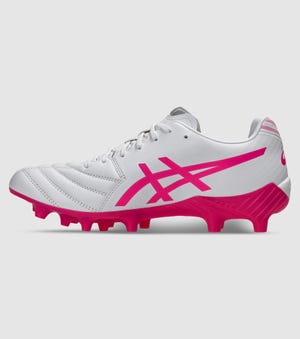 ASICS LETHAL FLASH IT FF (FG) WOMENS FOOTBALL BOOTS WHITE PINK