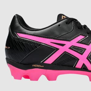 ASICS LETHAL FLASH IT (FG) (GS) KIDS FOOTBALL BOOTS BLACK HOT