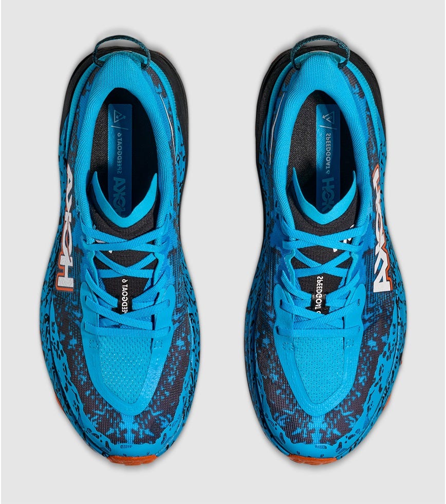 HOKA SPEEDGOAT MENS SKYWARD BLUE BLACK The Athlete's Foot