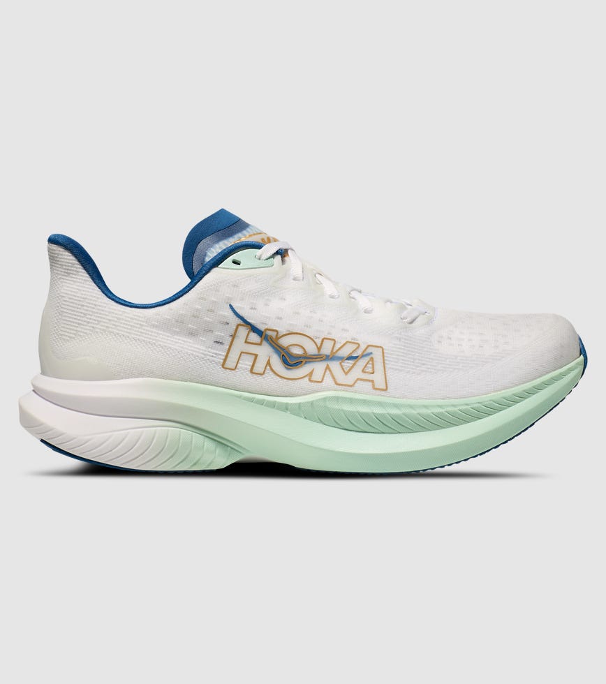 HOKA MACH 6 (2E WIDE) MENS FROST GOLD | The Athlete's Foot