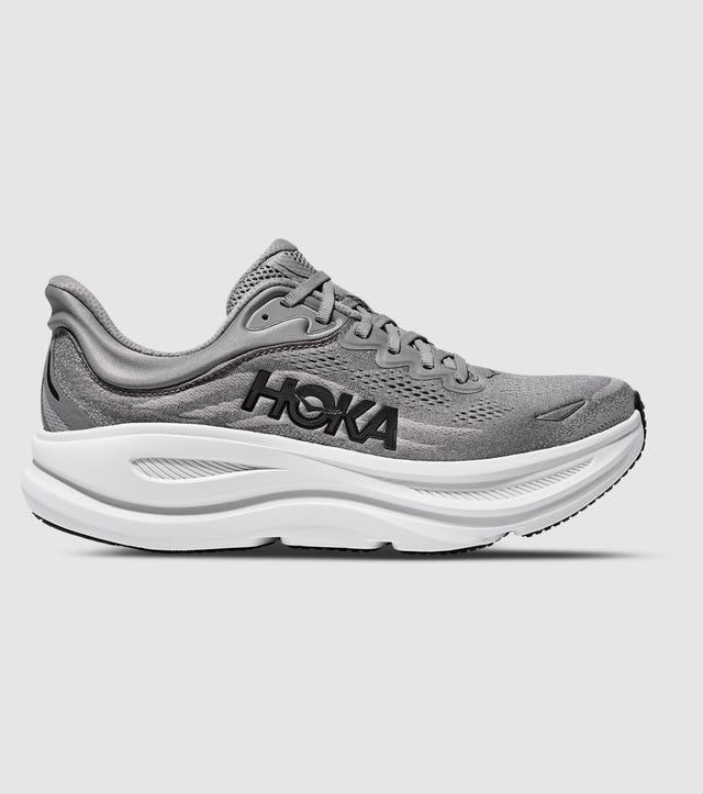 HOKA BONDI MENS GALACTIC GREY STELLAR GREY The Athlete's Foot