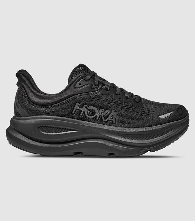 HOKA BONDI MENS BLACK BLACK The Athlete's Foot