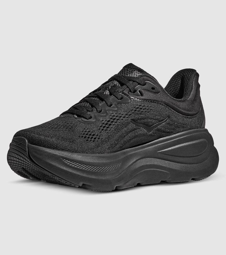 HOKA BONDI MENS BLACK BLACK The Athlete's Foot