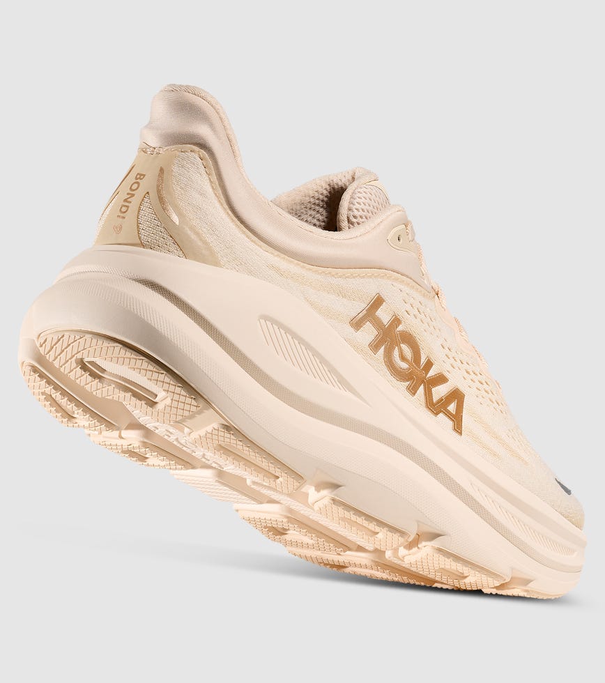 HOKA BONDI WOMENS VANILLA BIRCH The Athlete's Foot