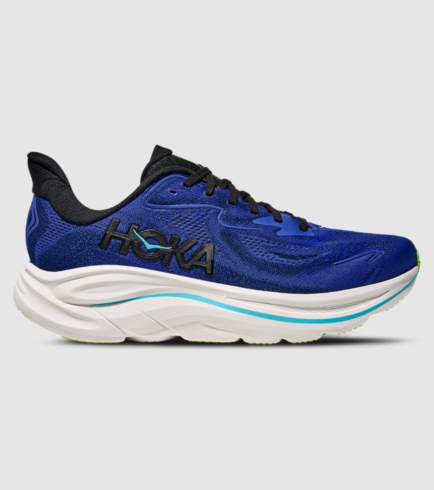 新品 HOKA CLIFTON10（ブルー） スニーカー 27cm 2 Hoka Men's Clifton 10 Wide lightweight Running & Walking Shoes