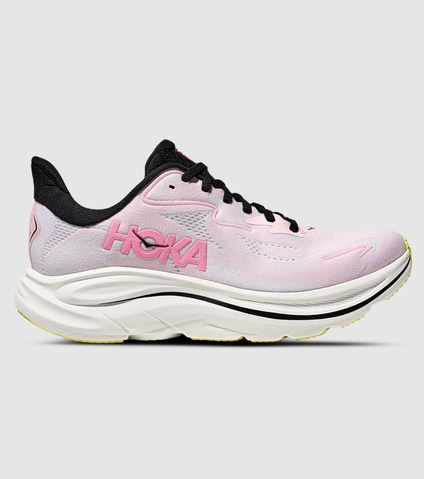 HOKA CLIFTON 10 WOMENS CARNATION STARLIGHT GLOW The Athlete's Foot