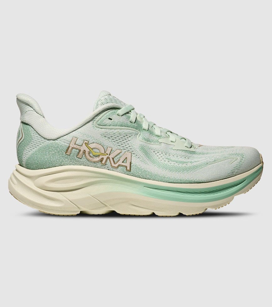 HOKA CLIFTON 10 WOMENS SEA GLASS JADEITE The Athlete's Foot