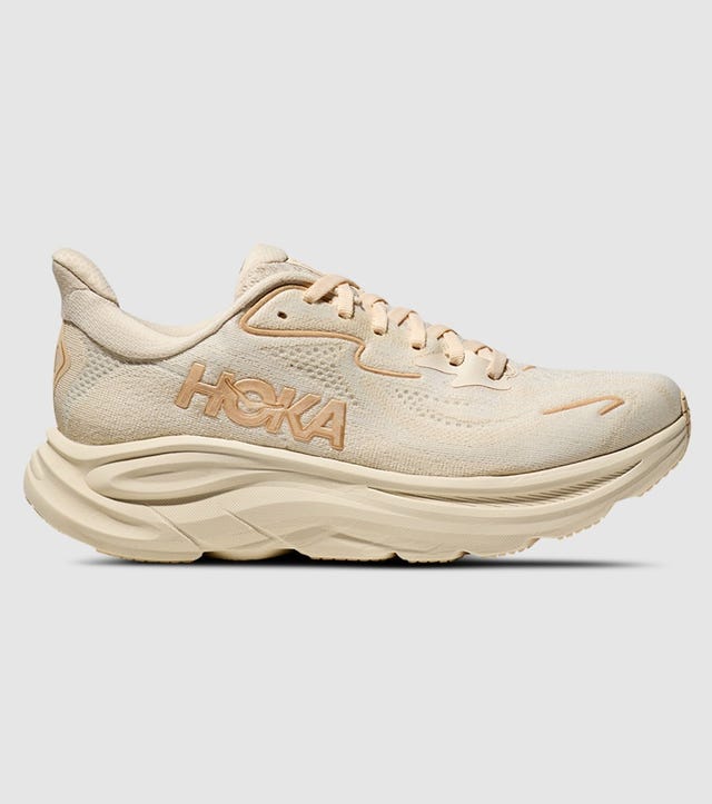 HOKA CLIFTON 10 WOMENS VANILLA BIRCH The Athlete's Foot