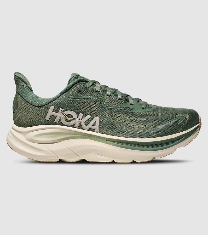 HOKA CLIFTON 10 MENS FERN TRUFFLE SALT The Athlete's Foot