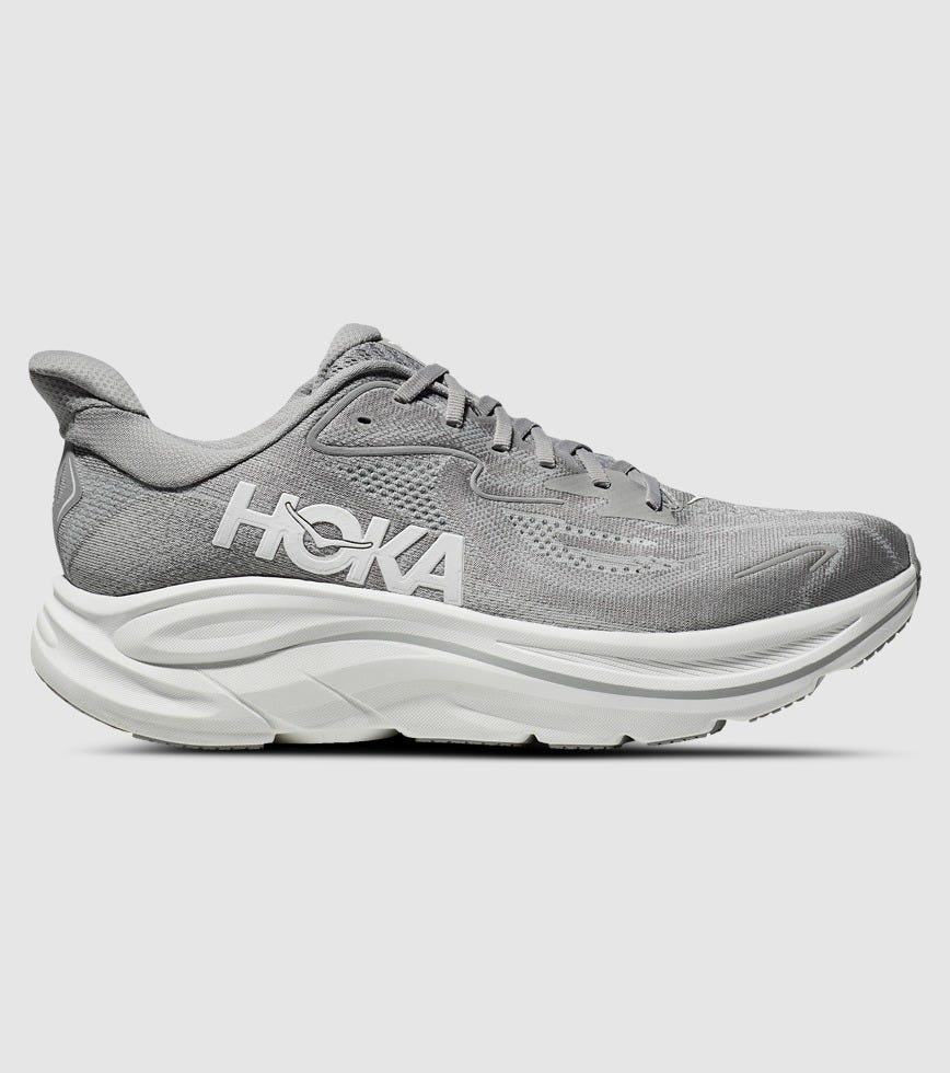 HOKA CLIFTON 10 (4E X-WIDE) MENS STELLAR GREY STARDUST | The