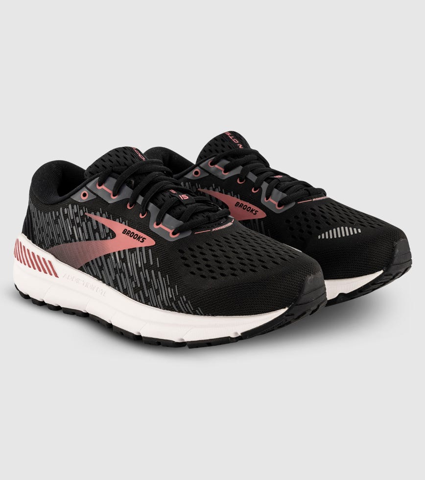 Brooks Addiction GTS 15 - Chaussure De Running Femme - Black Ebony/Mauvewood - 39 EU