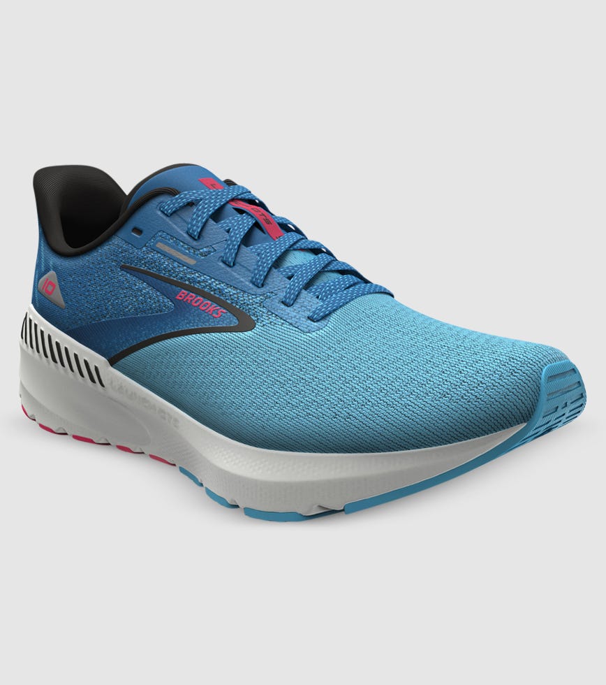 Brooks Launch GTS 10 | Scarpe Da Running Donna | Supporto Leggero E Ammortizzazione BioMoGo | Ideali Per Gara E Allenamento Quotidiano